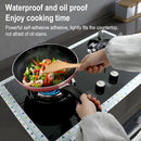 Kitchen Beauty Stitching Stickers Waterproof Mildew Proof Moisture Proof High Temperature Sticker, Style:White Background(Simple Without Pattern)