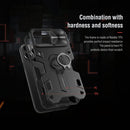 NILLKIN Shockproof CamShield Armor Protective Case with Invisible Ring Holder For iPhone 13 Pro Max(Black)