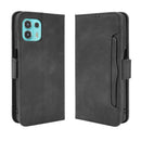 For Motorola Moto Edge 20 Lite Skin Feel Calf Pattern Horizontal Flip Leather Case with Holder & Card Slots & Photo Frame(Black)