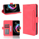 For Motorola Moto Edge 20 Lite Skin Feel Calf Pattern Horizontal Flip Leather Case with Holder & Card Slots & Photo Frame(Red)