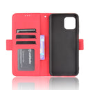 For Motorola Moto Edge 20 Lite Skin Feel Calf Pattern Horizontal Flip Leather Case with Holder & Card Slots & Photo Frame(Red)