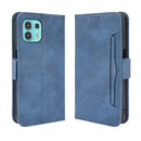 For Motorola Moto Edge 20 Lite Skin Feel Calf Pattern Horizontal Flip Leather Case with Holder & Card Slots & Photo Frame(Blue)