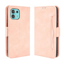 For Motorola Moto Edge 20 Lite Skin Feel Calf Pattern Horizontal Flip Leather Case with Holder & Card Slots & Photo Frame(Pink)