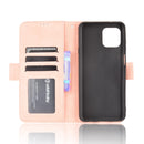 For Motorola Moto Edge 20 Lite Skin Feel Calf Pattern Horizontal Flip Leather Case with Holder & Card Slots & Photo Frame(Pink)