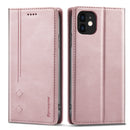 Forwenw F2 Series Magnetic Horizontal Flip Leather Case with Holder & Card Slots & Wallet For iPhone 11(Rose Gold)