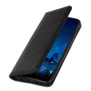 For Motorola Edge 20 Pro Magnetic Crazy Horse Texture Horizontal Flip Leather Case with Holder & Card Slots & Wallet(Black)