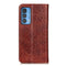 For Motorola Edge 20 Pro Magnetic Crazy Horse Texture Horizontal Flip Leather Case with Holder & Card Slots & Wallet(Brown)