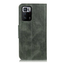 For Xiaomi Poco X3 GT Mirren Crazy Horse Texture Horizontal Flip Leather Case with Holder & Card Slots & Wallet(Dark Green)
