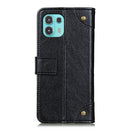 For Motorola Edge 20 Lite Copper Buckle Nappa Texture Horizontal Flip Leather Case with Holder & Card Slots & Wallet(Black)
