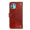 For Motorola Edge 20 Lite Copper Buckle Nappa Texture Horizontal Flip Leather Case with Holder & Card Slots & Wallet(Brown)