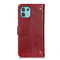 For Motorola Edge 20 Lite Copper Buckle Nappa Texture Horizontal Flip Leather Case with Holder & Card Slots & Wallet(Wine Red)
