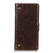 For Motorola Edge 20 Pro Copper Buckle Nappa Texture Horizontal Flip Leather Case with Holder & Card Slots & Wallet(Coffee)