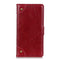 For Motorola Edge 20 Pro Copper Buckle Nappa Texture Horizontal Flip Leather Case with Holder & Card Slots & Wallet(Wine Red)