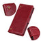 For Motorola Edge 20 Pro Copper Buckle Nappa Texture Horizontal Flip Leather Case with Holder & Card Slots & Wallet(Wine Red)