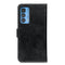 For Motorola Edge 20 Pro Magnetic Crocodile Texture Horizontal Flip Leather Case with Holder & Card Slots & Wallet(Black)
