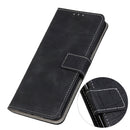 For Motorola Edge 20 Pro Magnetic Crocodile Texture Horizontal Flip Leather Case with Holder & Card Slots & Wallet(Black)