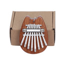 Mini 8 Tone Thumb Piano Kalimba Musical Instruments(Wood Chinchilla)