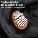 Mini 8 Tone Thumb Piano Kalimba Musical Instruments(Wood Egg)