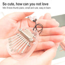 Mini 8 Tone Thumb Piano Kalimba Musical Instruments(Wood Egg)