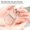 Mini 8 Tone Thumb Piano Kalimba Musical Instruments(Wood Egg)