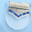 17 Tone Crystal Transparent Thumb Piano Acrylic Kalimba Musical Instruments(Cat)