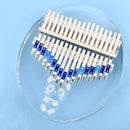 17 Tone Crystal Transparent Thumb Piano Acrylic Kalimba Musical Instruments(Panda)