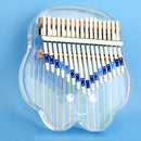 17 Tone Crystal Transparent Thumb Piano Acrylic Kalimba Musical Instruments(Rainbow Starfish)