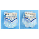 17 Tone Crystal Transparent Thumb Piano Acrylic Kalimba Musical Instruments(Rainbow Starfish)