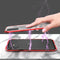 For iPhone 11 Pro Ultra Slim Double Sides Magnetic Adsorption Angular Frame Tempered Glass Magnet Flip Case(Purple)