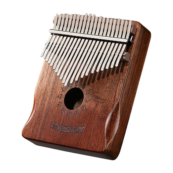 21 Tone Acacia Wood Thumb Piano Kalimba Musical Instruments(Brown-Sun)