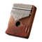 21 Tone Acacia Wood Thumb Piano Kalimba Musical Instruments(Brown-Sun)