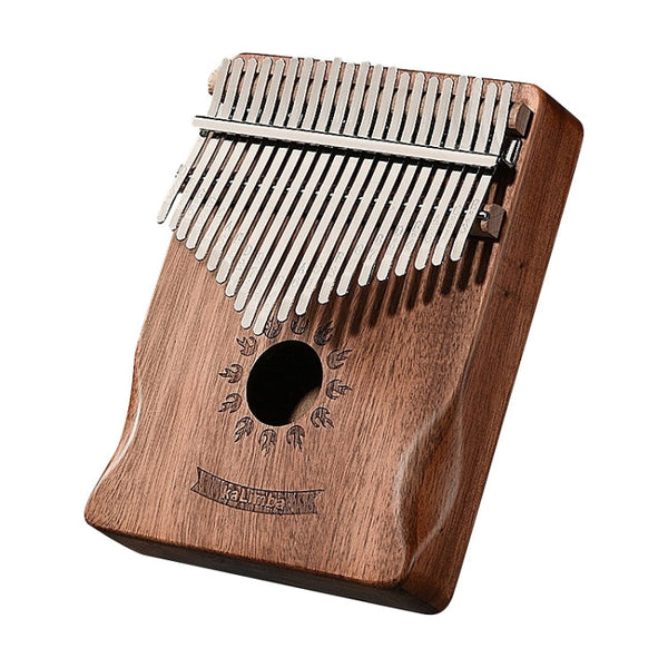 21 Tone Acacia Wood Thumb Piano Kalimba Musical Instruments(Coffee-Sun)