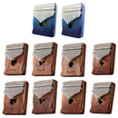 21 Tone Acacia Wood Thumb Piano Kalimba Musical Instruments(Coffee-Sun)
