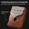 21 Tone Acacia Wood Thumb Piano Kalimba Musical Instruments(Coffee-Butterfly)