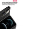 Classic Tilt Strip Grain Magnetic Shockproof PC + TPU Case For iPhone 13 Pro Max(Black)