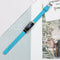 For Fitbit Luxe Leather Watch Band, Size:S(Blue)