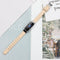 For Fitbit Luxe Leather Watch Band, Size:S(Apricot)