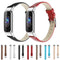 For Fitbit Luxe Leather Watch Band, Size:S(Apricot)