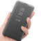 Plated Mirror Horizontal Flip Leather Case with Holder For iPhone 13(Silver)