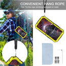 R-JUST Shockproof Waterproof Dust-proof Metal + Silicone Protective Case with Holder For iPhone 13 Pro Max(Yellow)