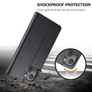 LC.IMEEKE Calf Texture Horizontal Flip Leather Case with Holder & Card Slots & Wallet For iPhone 13(Black)