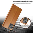 LC.IMEEKE Calf Texture Horizontal Flip Leather Case with Holder & Card Slots & Wallet For iPhone 13(Yellow)