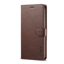 LC.IMEEKE Calf Texture Horizontal Flip Leather Case with Holder & Card Slots & Wallet For iPhone 13 Pro Max(Brown)