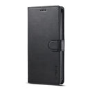 LC.IMEEKE Calf Texture Horizontal Flip Leather Case with Holder & Card Slots & Wallet For iPhone 13 Pro Max(Black)
