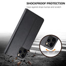 LC.IMEEKE Calf Texture Horizontal Flip Leather Case with Holder & Card Slots & Wallet For iPhone 13 Pro Max(Black)