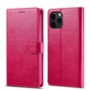 LC.IMEEKE Calf Texture Horizontal Flip Leather Case with Holder & Card Slots & Wallet For iPhone 13 Pro Max(Red)