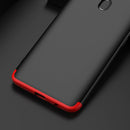 For OPPO A5 2020 / A11X GKK Three Stage Splicing Full Coverage PC Protective Case(Black SIlver)