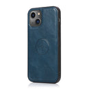Strong Magnetic Detachable Horizontal Flip Leather Case with Card Slots & Wallet For iPhone 13 Mini(Blue)