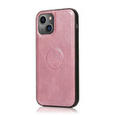 Strong Magnetic Detachable Horizontal Flip Leather Case with Card Slots & Wallet For iPhone 13 Mini(Rose Gold)