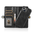 Strong Magnetic Detachable Horizontal Flip Leather Case with Card Slots & Wallet For iPhone 13 Pro(Black)